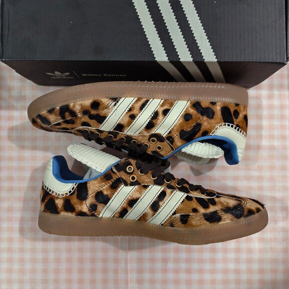 Adidas Wales Bonner x Samba Pony Leopard Sneaker - Picture 1 of 7